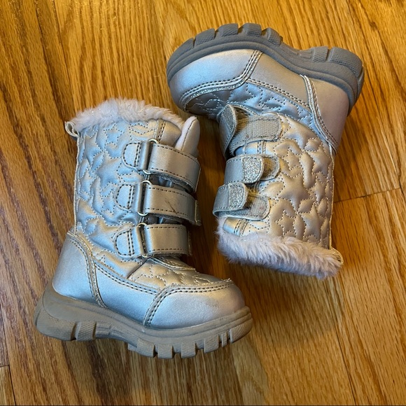 Children’s Place winter snow boots size 5 toddler - Picture 3 of 6